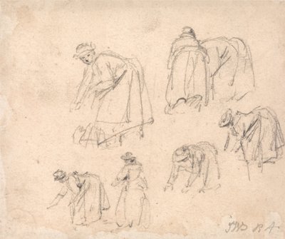 Figure Studies- Women Laboring by James Ward